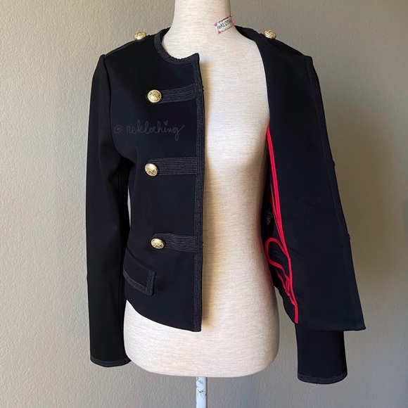 Express Jackets & Blazers - Military Inspired Red-trimmed EXPRESS JACKET -NWOT